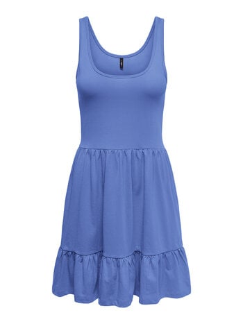 Only WOMEN'S BLOOM S/L SHORT DRESS ULTRAMARINE