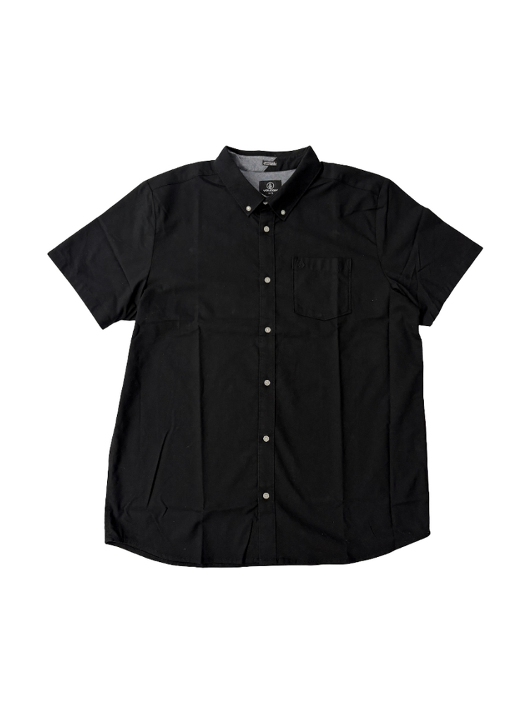Volcom MEN'S EVERETT OXFORD SS BUTTON DOWN SHIRT