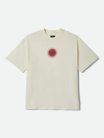 Brixton HOMMES ZEPHYR S/S OVERSIZED T-SHIRT CREAM