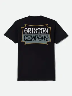 Brixton MEN'S PILLAR S/S T-SHIRT BLACK