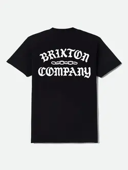 Brixton HOMMES CHAINS S/S T-SHIRT BLACK