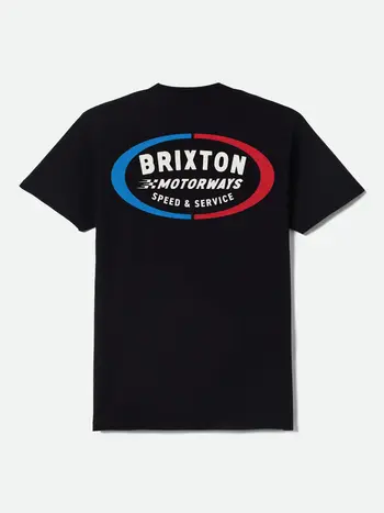 Brixton HOMMES RHETT S/S T-SHIRT BLACK