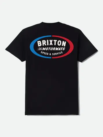Brixton MEN'S RHETT S/S T-SHIRT BLACK