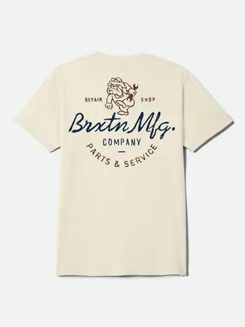 Brixton MEN'S TOLMAN S/S T-SHIRT CREAM