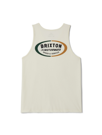 Brixton MEN'S RHETT TANK TOP OFF WHITE