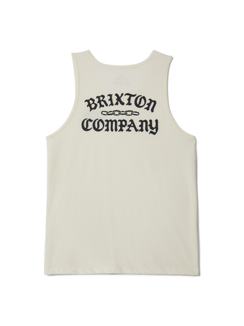 Brixton HOMMES CHAINS TANK TOP OFF WHITE