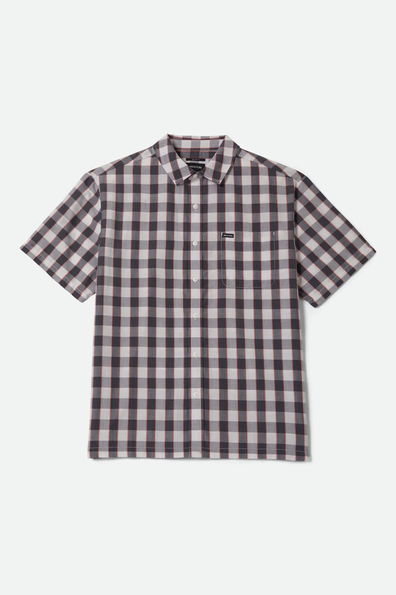 Brixton MEN'S CRU PLAID S/S SHIRT