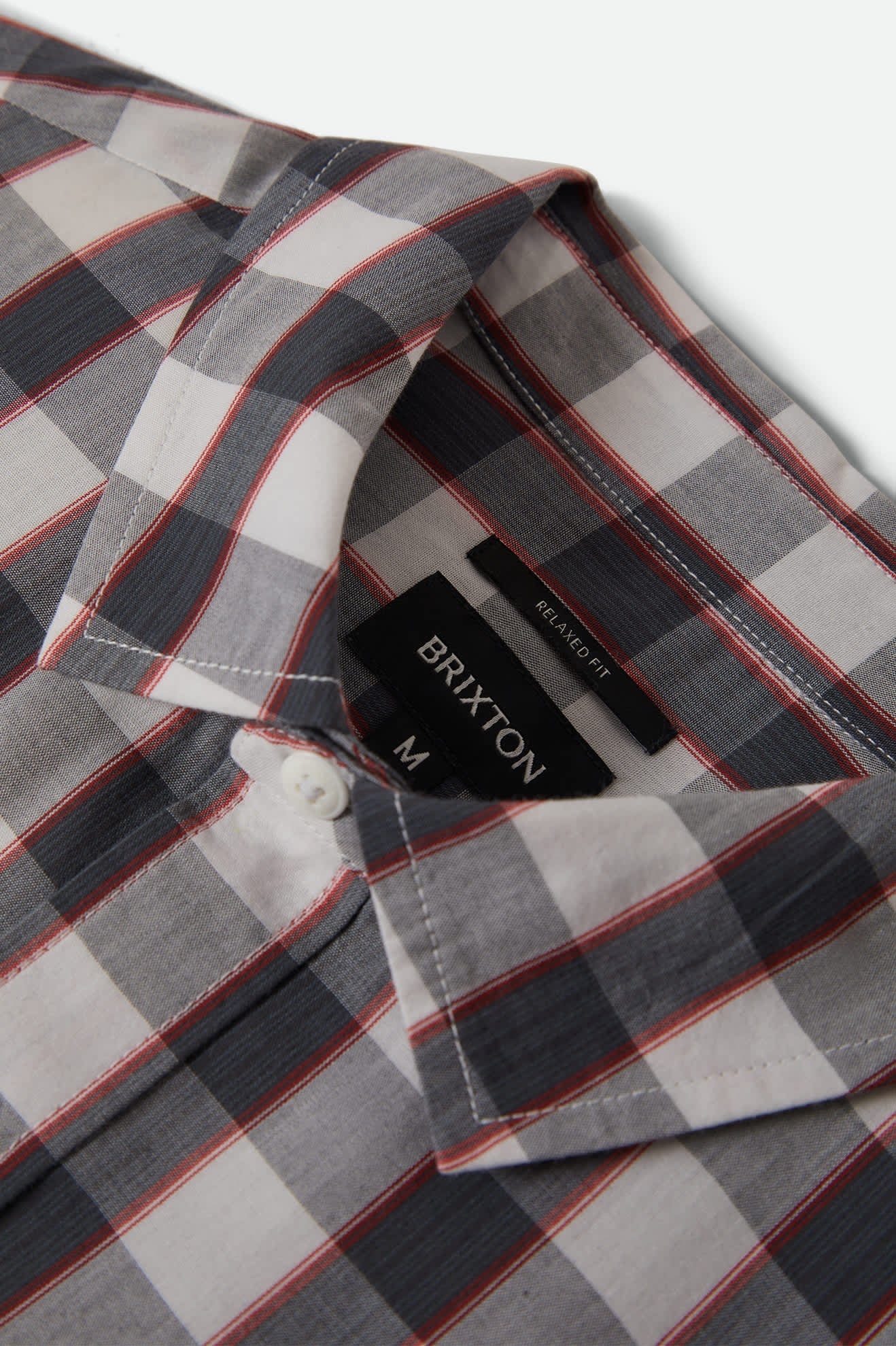 Brixton MEN'S CRU PLAID S/S SHIRT