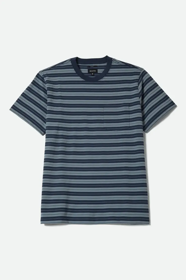 Brixton HOMMES NOVA STRIPE POCKET T-SHIRT