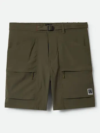 Brixton MEN'S JOURNEY UTILITY SHORT DARK OLIVE