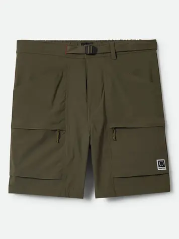 Brixton MEN'S JOURNEY UTILITY SHORT DARK OLIVE