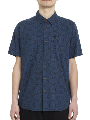 Volcom HOMMES SCALER STONE SS WOVEN MIDNIGHT BLUE