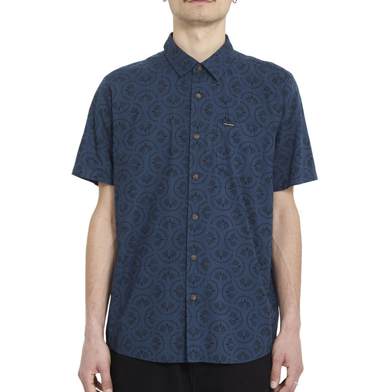 Volcom MEN'S SCALER STONE SS WOVEN