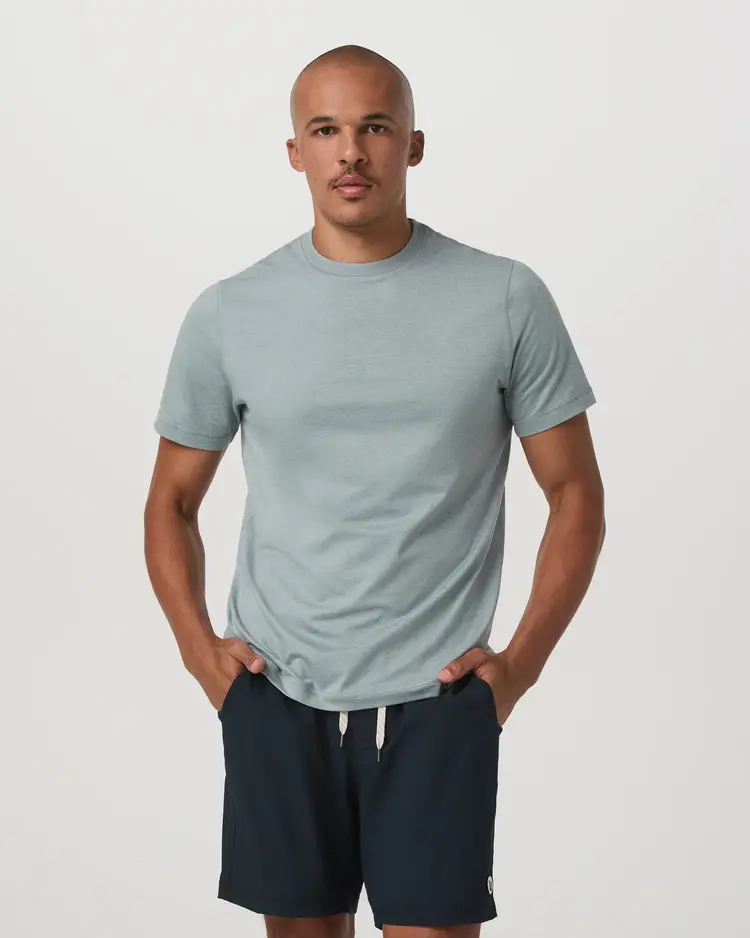 Vuori HOMMES SHORT SLEEVE PONTO PERFORMANCE TEE
