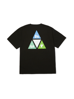 HUF MEN'S PRISM TRIPLE TRIANGLE T-SHIRT BLACK