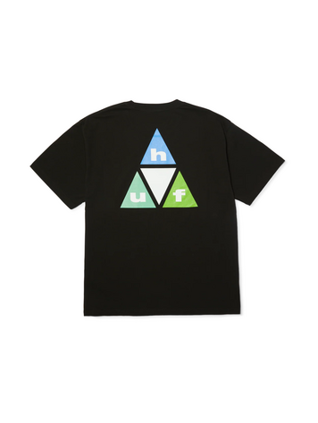 HUF MEN'S PRISM TRIPLE TRIANGLE T-SHIRT BLACK