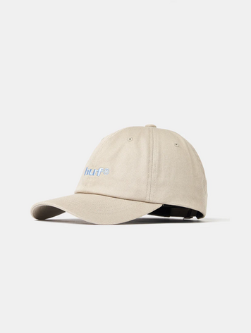 HUF HOMMES 89 EMBROIDERED 6 PANEL STRAPBACK HAT STONE/BLUE