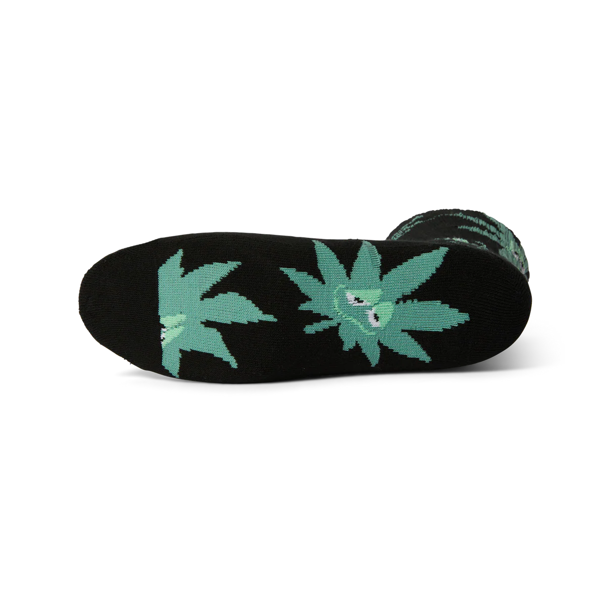 HUF HOMMES GREEN BUDDY EXHALE SOCKS
