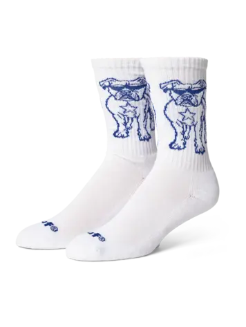 HUF MEN'S STAR PUP CREW SOCKS WHITE