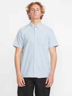 Volcom HOMMES EVERETT OXFORD SHORT SLEEVE SHIRT WRECKED INDIGO