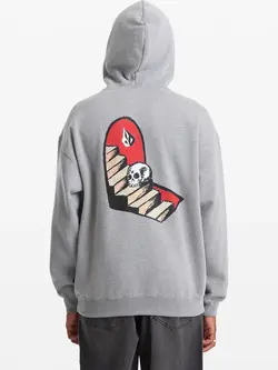 Volcom HOMMES FEATURED ARTIST SETH CONBOY PULLOVER HEATHER GREY