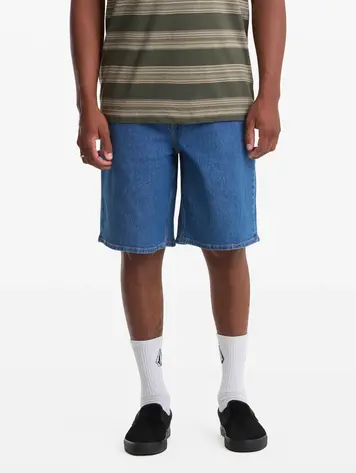 Volcom HOMMES BILLOW DENIM SHORTS 22" BOLD BLUE