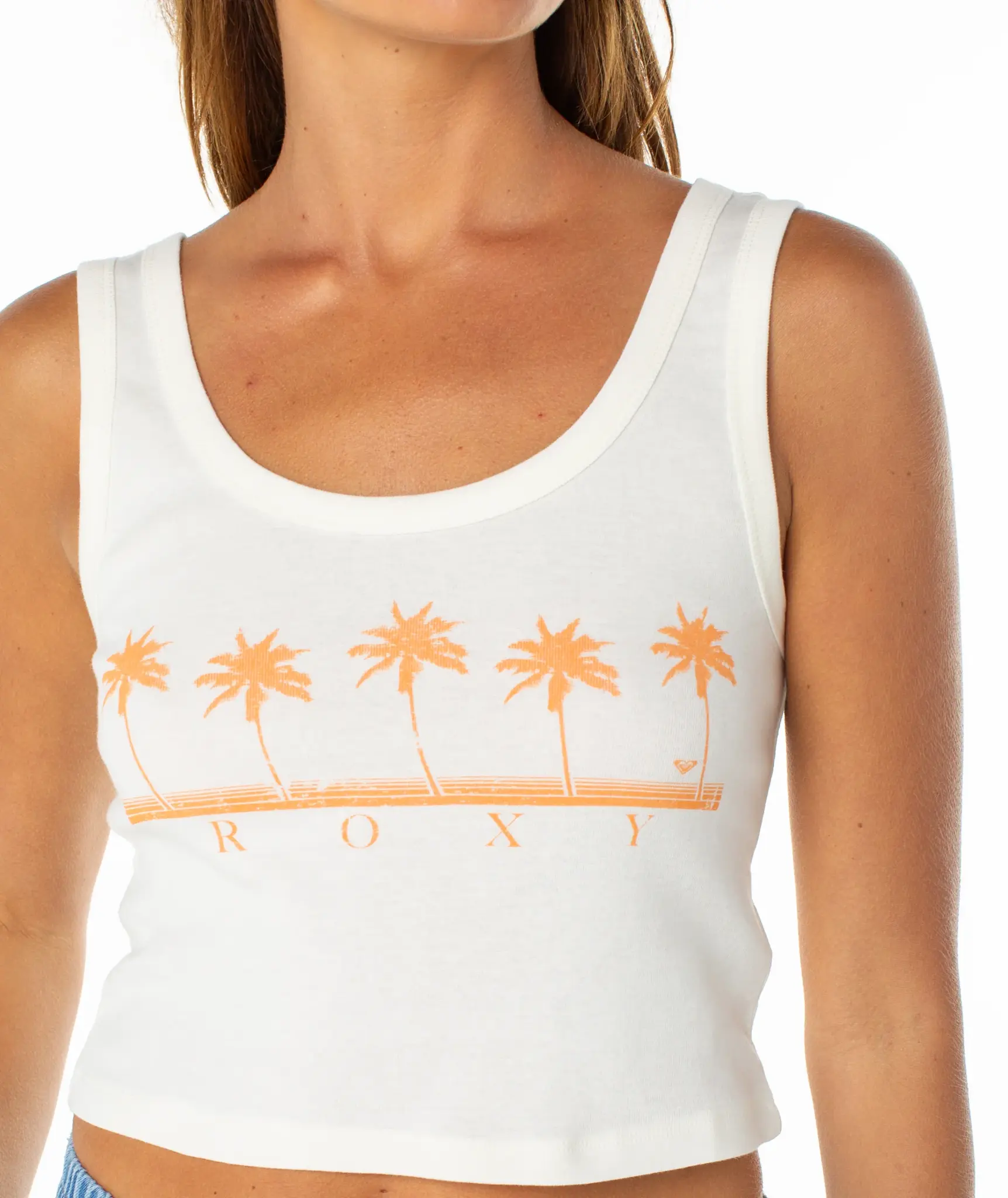 Roxy WOMEN'S FIVE PALM STRIPE TEE
