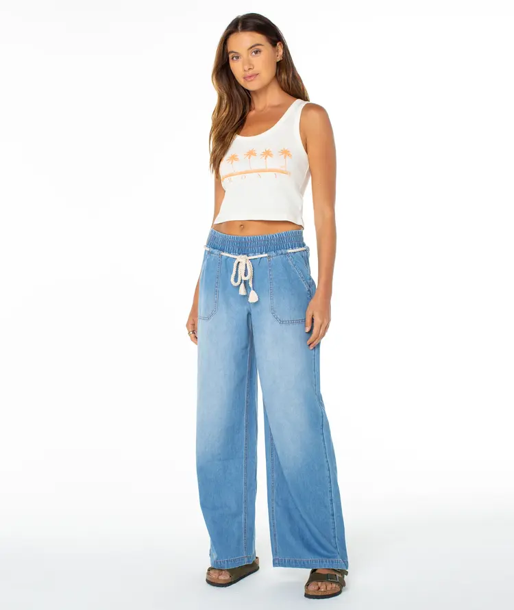Roxy FEMMES FIVE PALM STRIPE TEE