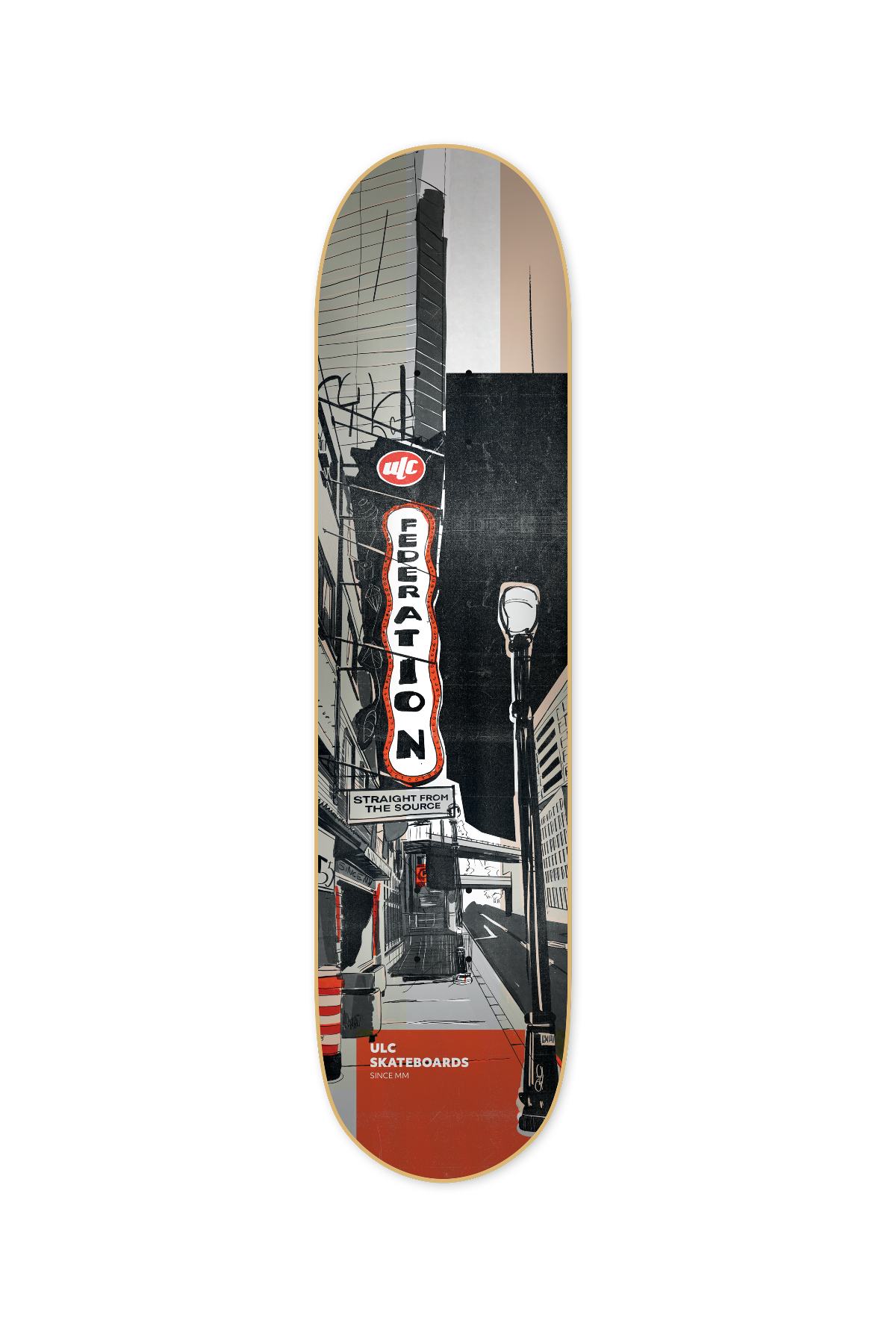ULC FEDERATION SKATEBOARD DECK