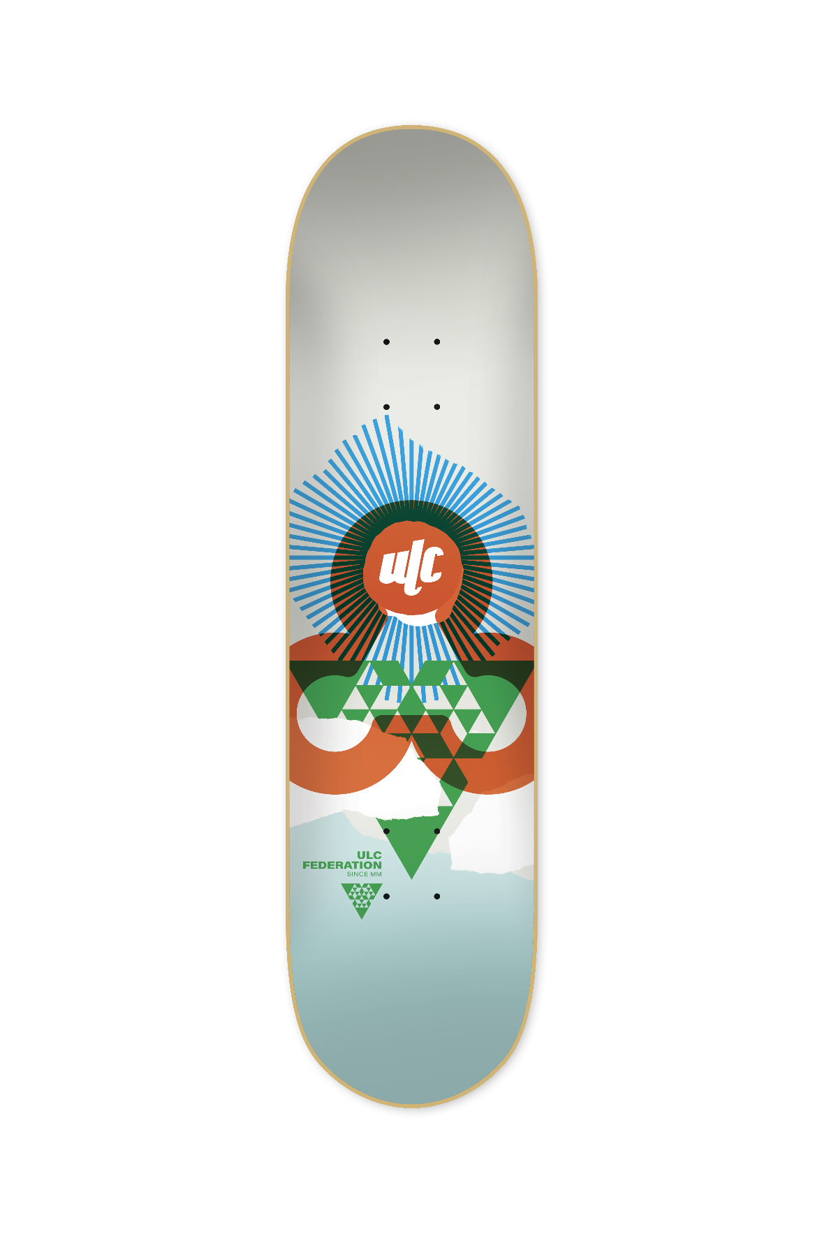 ULC CREST SKATEBOARD DECK 8.25"