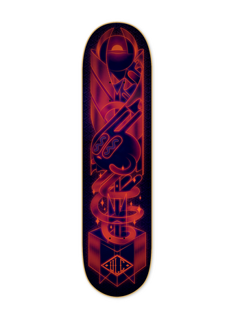 ULC NEON SKATEBOARD DECK