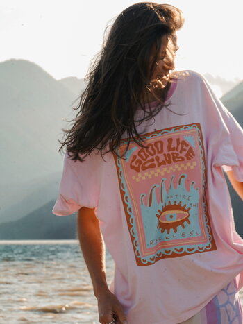Notice the reckless FEMMES GOOD VIBES OVERSIZED TEE