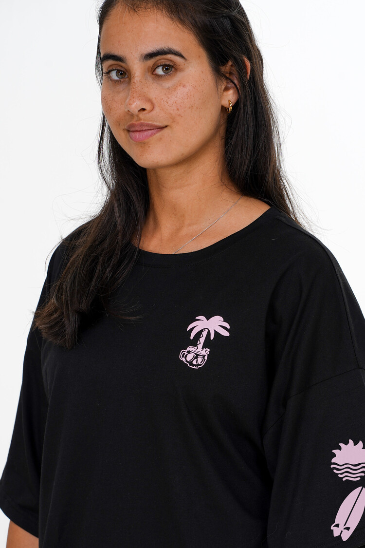 Notice the reckless WOMEN'S BAD DECISION TEE DRESS