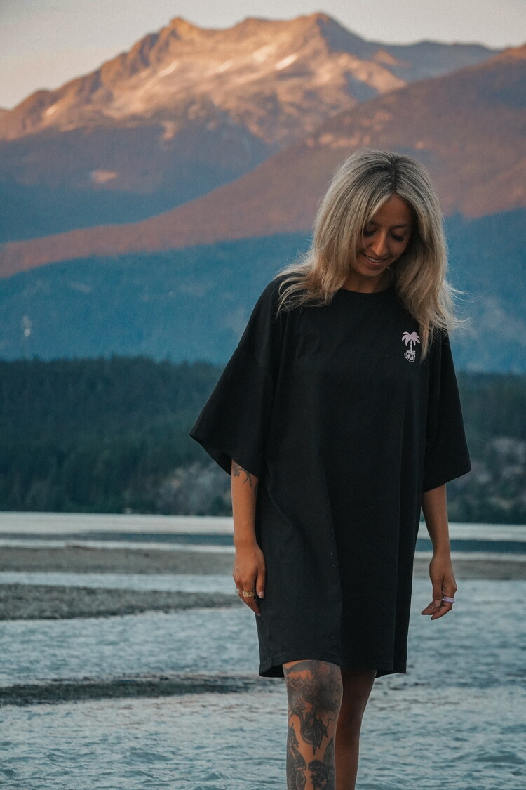 Notice the reckless WOMEN'S BAD DECISION TEE DRESS