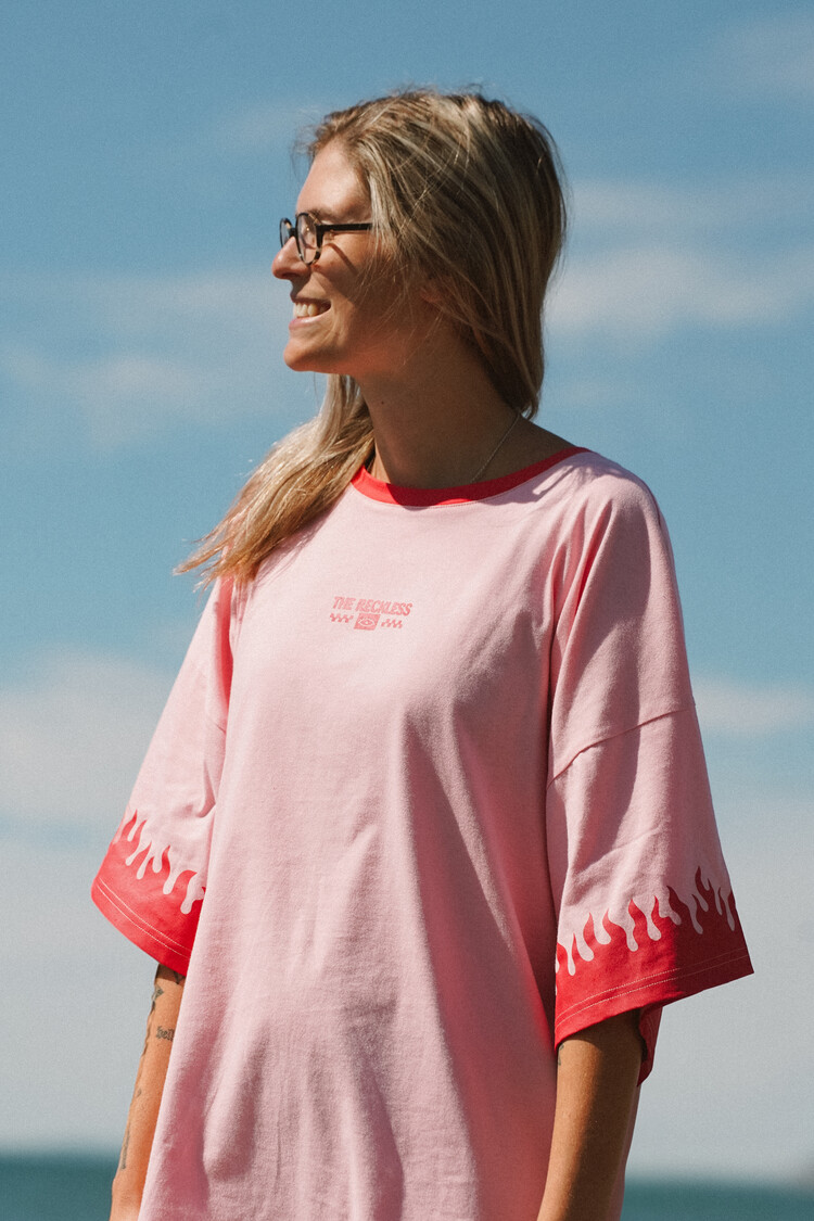 Notice the reckless FEMMES LOST IN PARADISE TEE DRESS