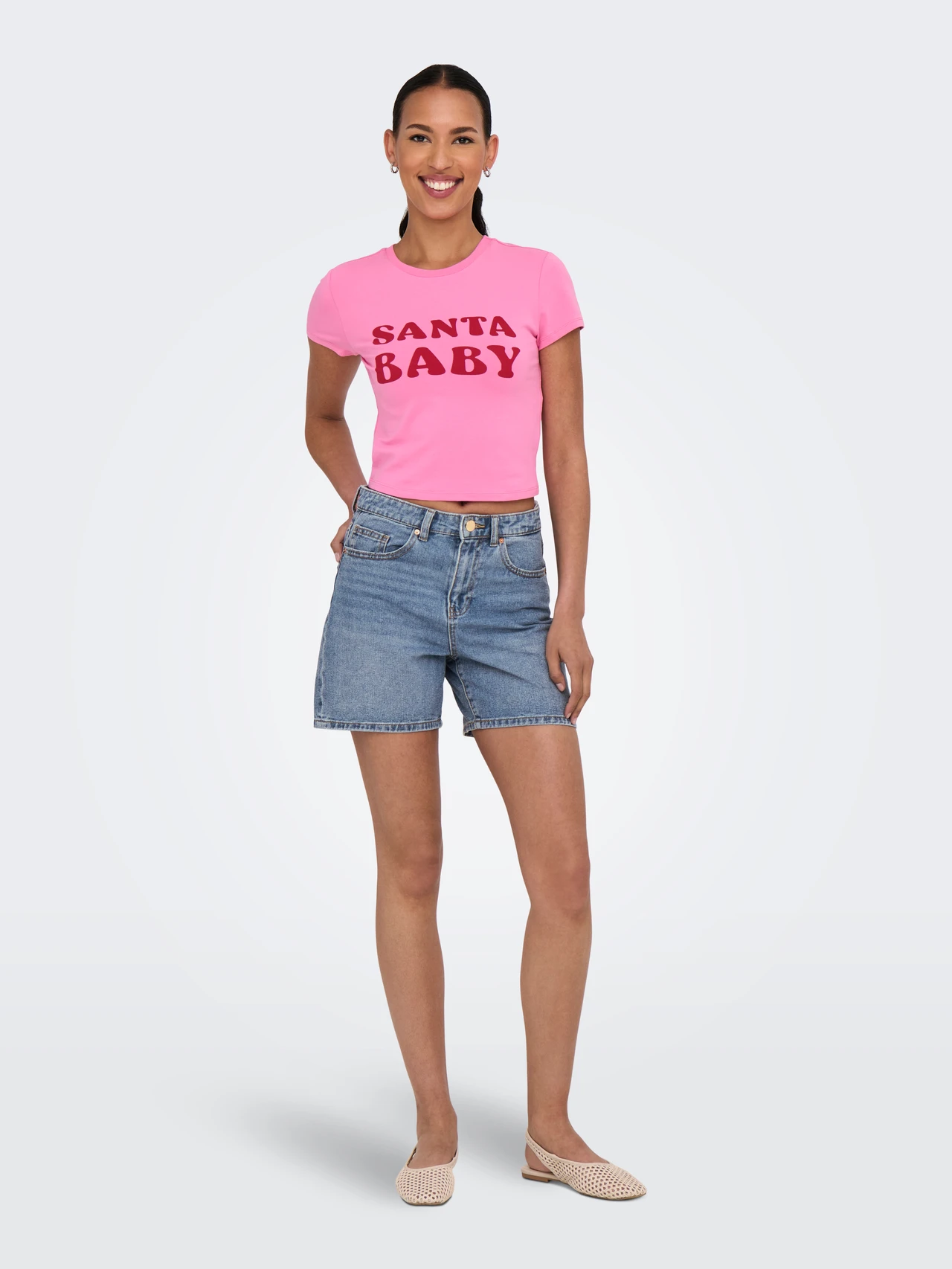 Only FEMMES PHINE DENIM SHORTS