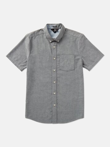 Volcom HOMMES EVERETT OXFORD SHORT SLEEVE SHIRT BLACK