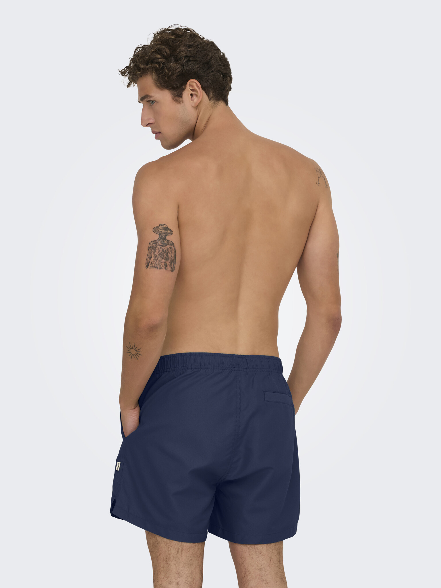 Only & Sons MEN'S BASILE LIFE SWIM SHORT SOLID