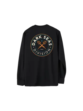 Dark Seas HOMMES NAVIGATOR UV LS TEE BLACK