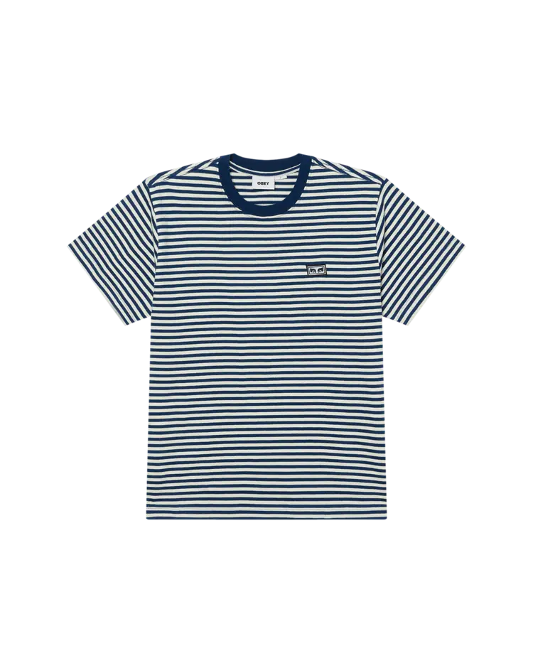 Obey HOMMES ESTABLISHED WORKS EYES STRIPE TEE