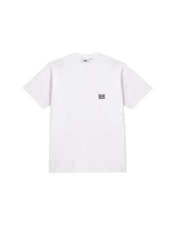 Obey MEN'S ESTABLISHED WORKS EYES POCKET T-SHIRT WHITE