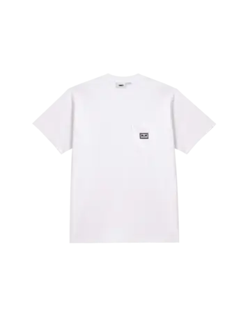 Obey MEN'S ESTABLISHED WORKS EYES POCKET T-SHIRT WHITE