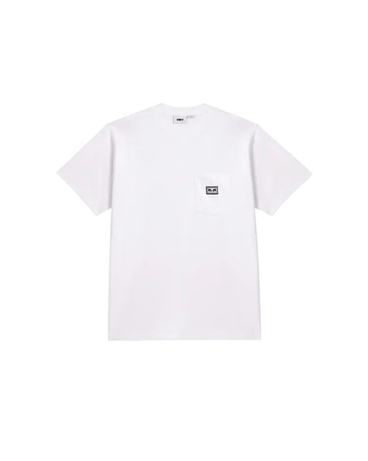 Obey HOMMES ESTABLISHED WORKS EYES POCKET T-SHIRT