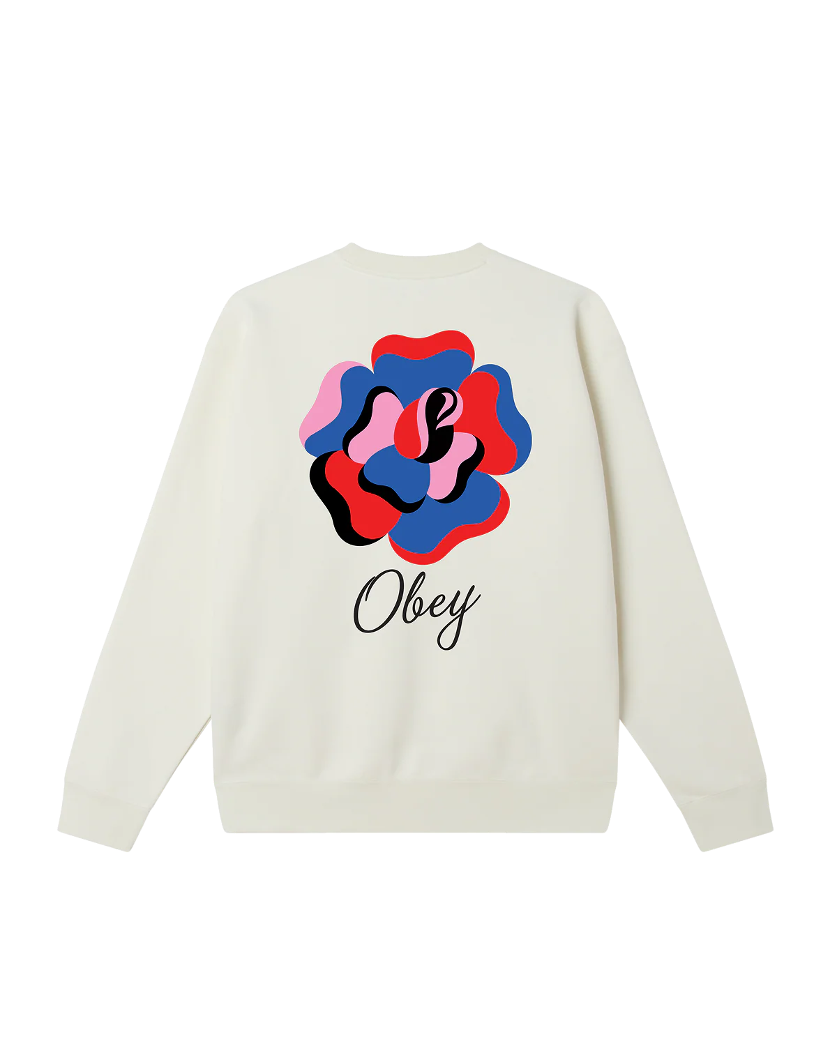 Obey MEN'S PAPER ROSE CREW