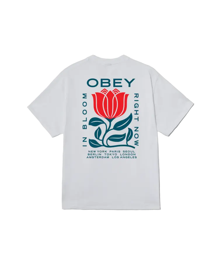 Obey MEN'S IN BLOOM CLASSIC T-SHIRT
