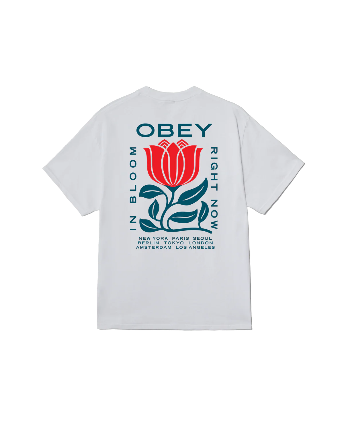 Obey MEN'S IN BLOOM CLASSIC T-SHIRT