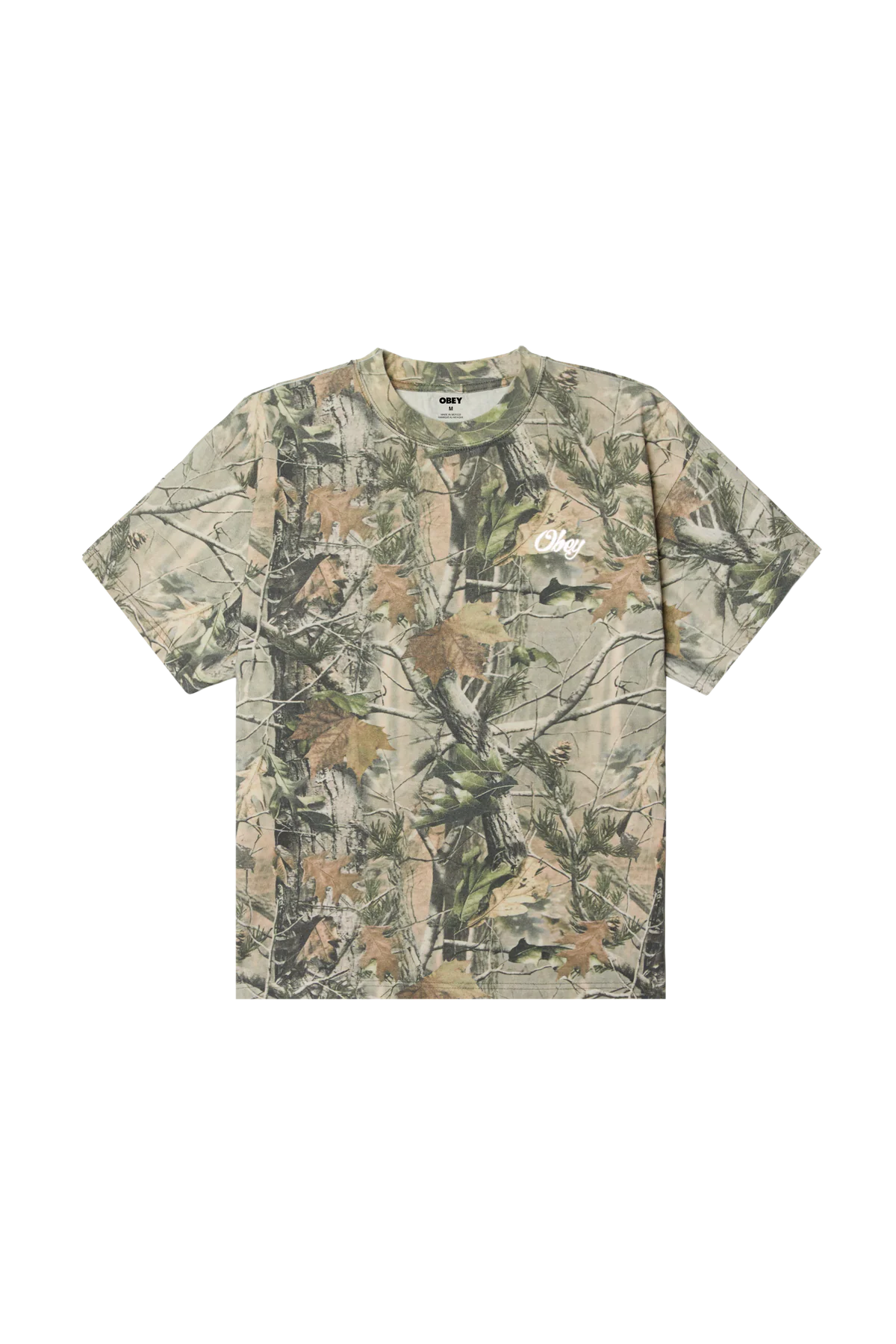 Obey MEN'S AIRBRUSHED ROSE HEAVYWEIGHT T-SHIRT