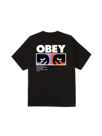 Obey HOMMES ALWAYS WATCHING CLASSIC T-SHIRT BLACK