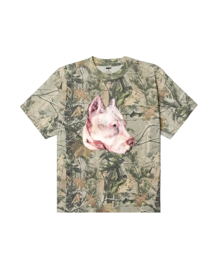 Obey MEN'S PIT HEAVYWEIGHT T-SHIRT