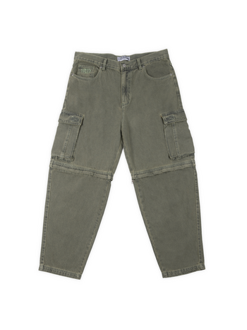 Frosted Skateboards MEN'S CARGO TRANSFORMER PANTS CHILL GREEN